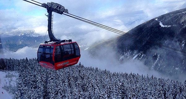 Pleasure and pain: tree skiing at Whistler