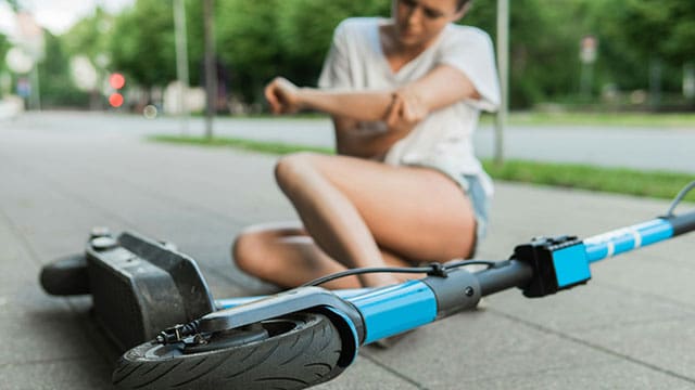 Six tips for staying safe on an e-scooter