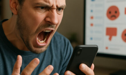 Anger is one click away from regret